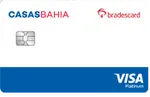 Cart&atilde;o Casas Bahia Visa Platinum