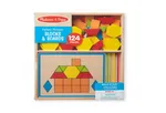 Blocos e Bordas com 124 pe&ccedil;as da Melissa & Doug